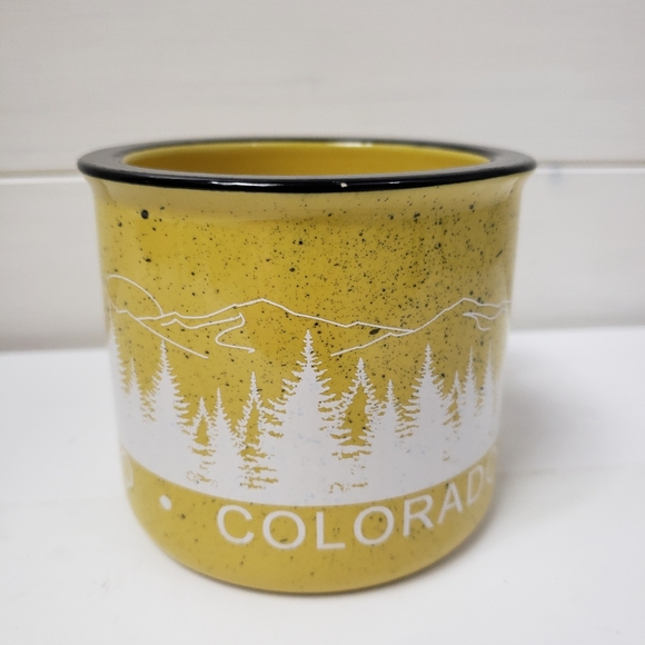 Colorado Mountain heavy pottery mug - Picture 3 of 8